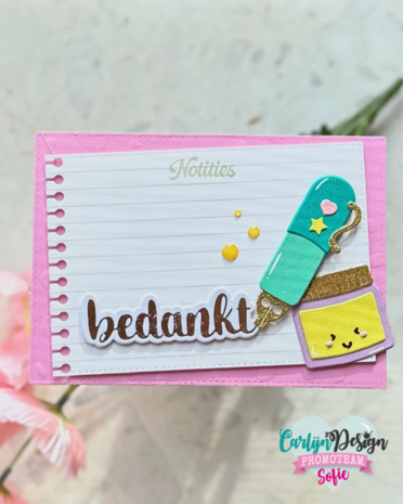 CarlijnDesign Glitter Enamel Dots Yellow (300pcs) (CDED-0007) CarlijnDesign Glitter Enamel Dots Yellow (300pcs) (CDED-0007)