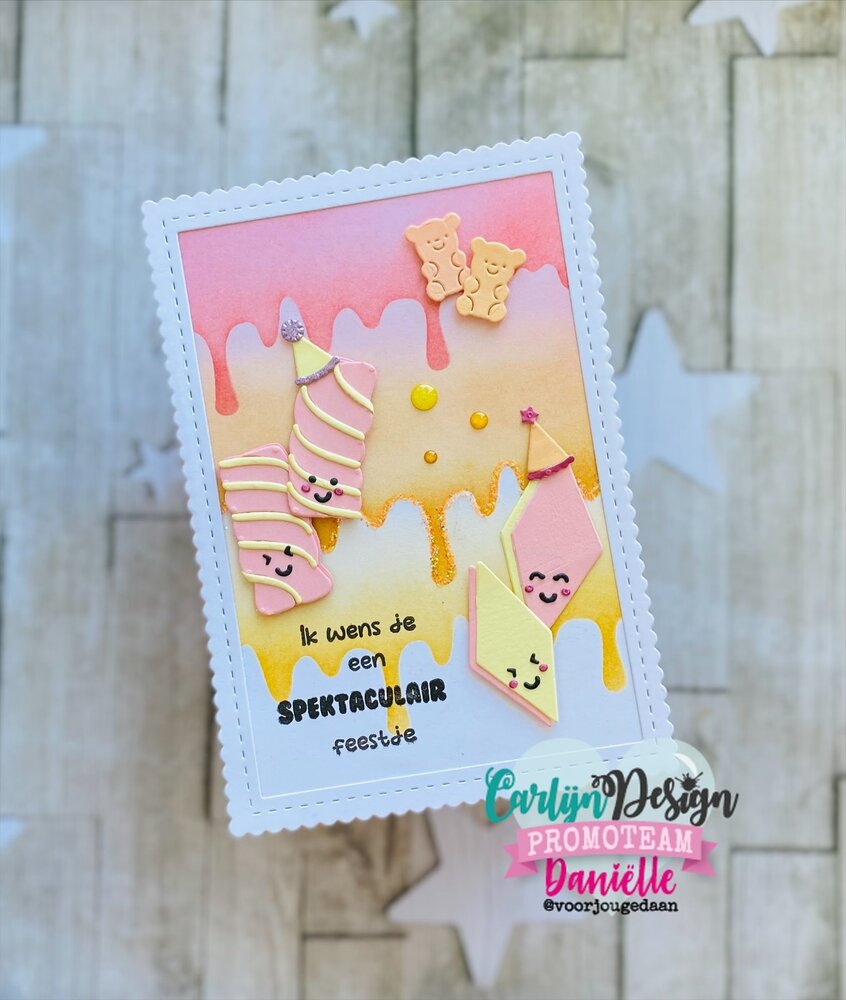 CarlijnDesign Glitter Enamel Dots Yellow (300pcs) (CDED-0007) CarlijnDesign Glitter Enamel Dots Yellow (300pcs) (CDED-0007)