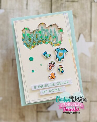 CarlijnDesign Snijmallen Baby baby (CDSN-0310) CarlijnDesign Snijmallen Baby baby (CDSN-0310)