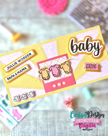 CarlijnDesign Snijmallen Baby baby (CDSN-0310) CarlijnDesign Snijmallen Baby baby (CDSN-0310)