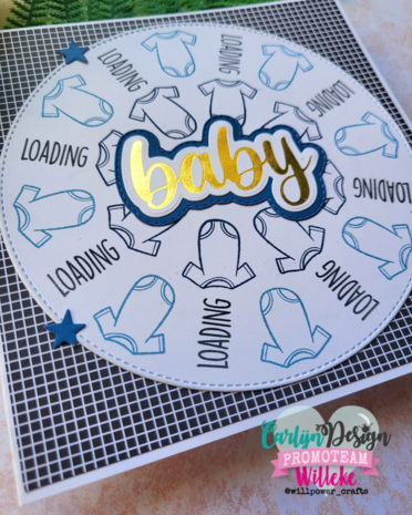CarlijnDesign Hot Foil Baby Baby (CDHF-0078) CarlijnDesign Hot Foil Baby Baby (CDHF-0078)