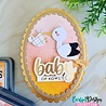 CarlijnDesign Hot Foil Plate Baby Baby (CDHF-0078) CarlijnDesign Hot Foil Plate Baby Baby (CDHF-0078)
