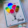 CarlijnDesign Hot Foil Plate Small Balloons (CDHF-0076) CarlijnDesign Hot Foil Plate Small Balloons (CDHF-0076)