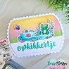 CarlijnDesign Hot Foil Plate Beterschap Opkikkertje (CDHF-0080) CarlijnDesign Hot Foil Plate Beterschap Opkikkertje (CDHF-0080)