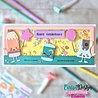 CarlijnDesign Clear Stamps Goofy Graduates (CDST-0142) CarlijnDesign Clear Stamps Goofy Graduates (CDST-0142)