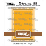 Crealies X-tra Stansen No. 99 ATC Met Kleine Schuine Streepjes (CLXtra99)