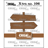 Crealies X-tra Stansen No. 106 Wegwijzerbordjes (CLXtra106)