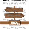 Crealies X-tra Dies No. 106 Signpost (CLXtra106)