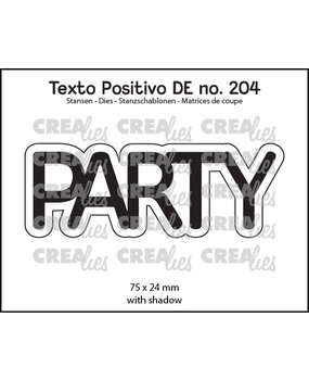 Crealies Texto Positivo Stansen German Party (POSDE204)