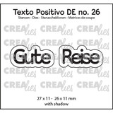 Crealies Texto Positivo Stansen German Gute Reise (POSDE26)