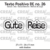 Crealies Texto Positivo Dies German Gute Reise (POSDE26)