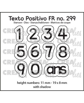 Crealies Texto Positivo Stansen French 1,2,3 Ans (POSFR299)