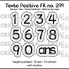 Crealies Texto Positivo Stansen French 1,2,3 Ans (POSFR299) Crealies Texto Positivo Stansen French 1,2,3 Ans (POSFR299)