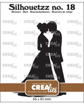 Crealies Silhouetzz Stansen No. 18 Bruidspaar (CLSH18)
