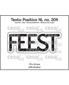 Crealies Texto Positivo Stansen Dutch Feest (POSNL204)