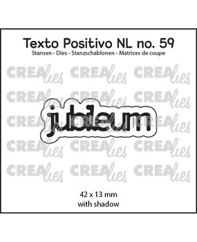 Crealies Texto Positivo Stansen Dutch Jubileum (POSNL59)
