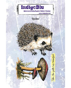 IndigoBlu Spike A6 Red Rubber Stamp (IND1397)
