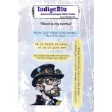 IndigoBlu Weird is my normal A6 Red Rubber Stamp (IND1414)