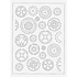 Steampunk Cogs 8x5 Inch Stencil (IND1424)