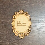 IndigoBlu Steampunk Frame (1) Woodology (IND1419)