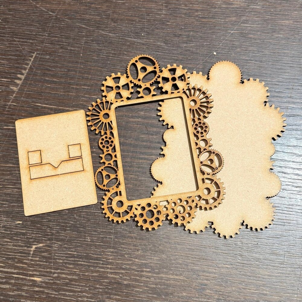 IndigoBlu Steampunk Frame (2) Woodology (IND1420)