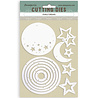 Stamperia Starlit Dreams A5 Cutting Dies (SFT09) Stamperia Starlit Dreams A5 Cutting Dies (SFT09)