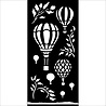 Stamperia Timeless Thick Stencil 12x25cm Air Balloons (KSTDL119) Stamperia Timeless Thick Stencil 12x25cm Air Balloons (KSTDL119)