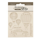 Stamperia Timeless Decorative Chips Air Balloons (SCB266)