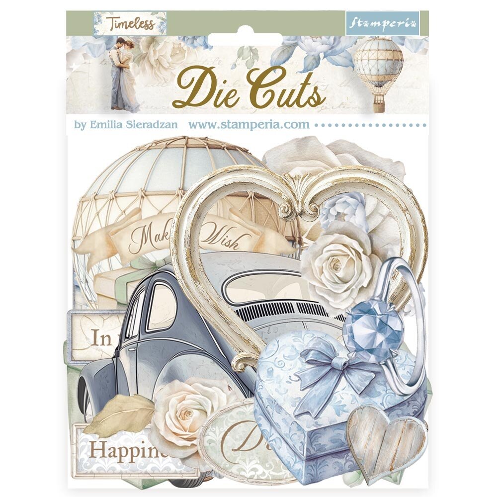 Stamperia Timeless Die Cuts (50pcs) (DFLDC116) (DISCONTINUED) Stamperia Timeless Die Cuts (50pcs) (DFLDC116) (DISCONTINUED)