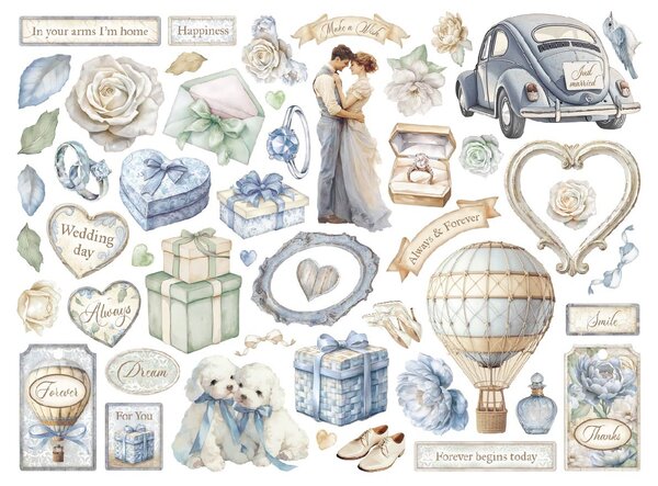 Stamperia Timeless Die Cuts (50pcs) (DFLDC116) (DISCONTINUED) Stamperia Timeless Die Cuts (50pcs) (DFLDC116) (DISCONTINUED)