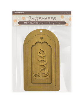Stamperia Timeless MDF Crafty Shapes Blanks Tag (KLSM54)