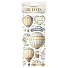 Stamperia Timeless Rub-On 4x8,5 Inch Air Balloons (DFLRB163) Stamperia Timeless Rub-On 4x8,5 Inch Air Balloons (DFLRB163)