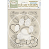 Stamperia Timeless Clear Stamps Flowers and Hearts (WTK221) Stamperia Timeless Clear Stamps Flowers and Hearts (WTK221)