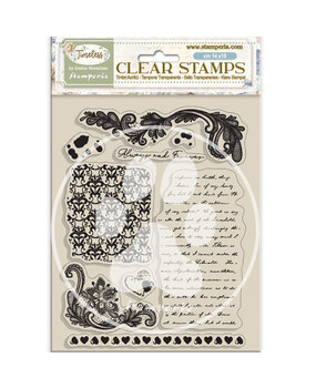 Stamperia Timeless Clear Stamps Backgrounds (WTK220) (DISCONTINUED)