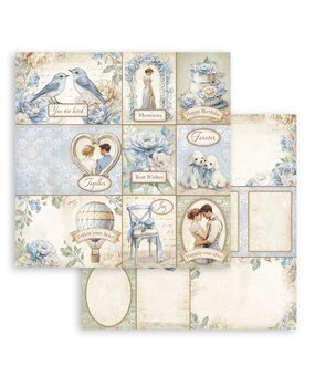 Stamperia Timeless 12x12 Inch Paper Sheet 9 Cards (10pcs) (SBB1072)