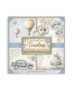 Stamperia Timeless 12x12 Inch Paper Pack Maxi (Single Face) (SBBXLB25) (DISCONTINUED)