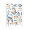 Stamperia Timeless A5 Washi Pad (8pcs) (SBW20) Stamperia Timeless A5 Washi Pad (8pcs) (SBW20)