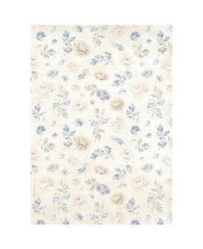 Stamperia Timeless A4 Rice Paper Small Flowers Pattern (6pcs) (DFSA41038)