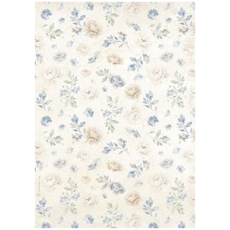 Stamperia Timeless A4 Rice Paper Small Flowers Pattern (6pcs) (DFSA41038)