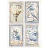 Stamperia Timeless A4 Rice Paper 4 Cards (6pcs) (DFSA41039) Stamperia Timeless A4 Rice Paper 4 Cards (6pcs) (DFSA41039)