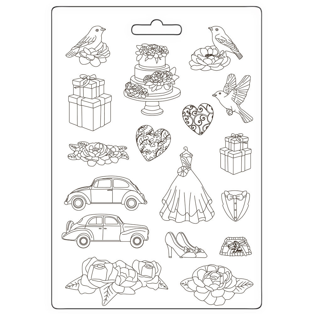 Stamperia Timeless A4 Soft Mould (K3PTA4592)