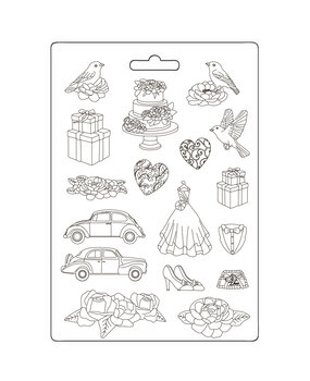 Stamperia Timeless A4 Soft Mould (K3PTA4592)