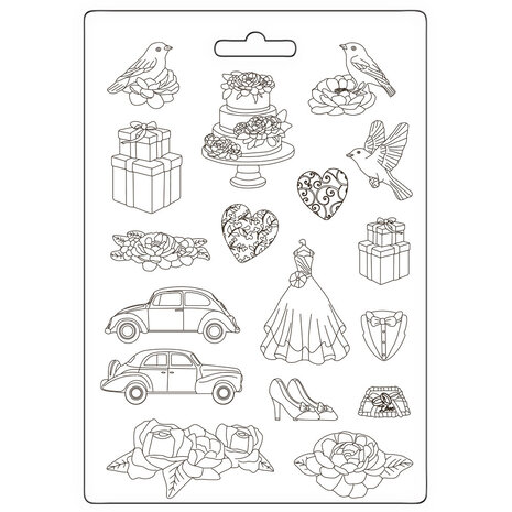 Stamperia Timeless A4 Soft Mould (K3PTA4592)