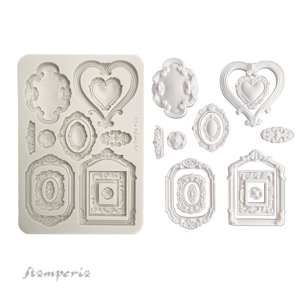 Stamperia Timeless A5 Silicon Mould Frames (KACMA580)