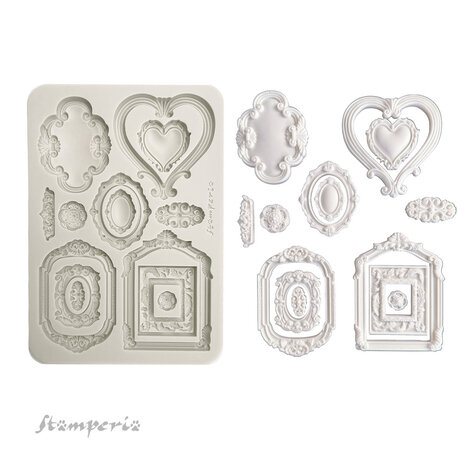 Stamperia Timeless A5 Silicon Mould Frames (KACMA580)