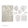 Stamperia Timeless A5 Silicon Mould Frames (KACMA580) Stamperia Timeless A5 Silicon Mould Frames (KACMA580)
