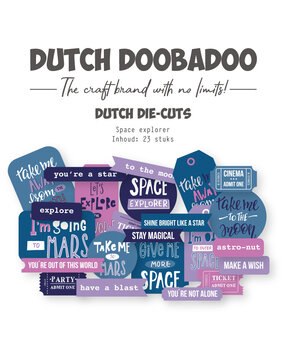 Dutch Doobadoo Outer Space Die-Cuts A7 Space Explorer (23pcs) (474.007.061)