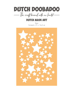 Dutch Doobadoo Outer Space Mask Art A5 Stars (470.715.014) (DISCONTINUED)