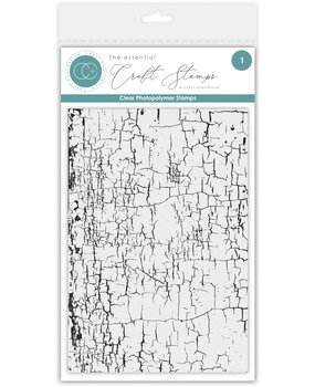Craft Consortium Journalling & Mixed Media Phase 2 Clear Photopolymer Stamps Cracked Surface (CCESTMP009)