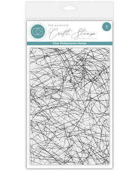 Craft Consortium Journalling & Mixed Media Phase 2 Clear Photopolymer Stamps Scribble (CCESTMP010)